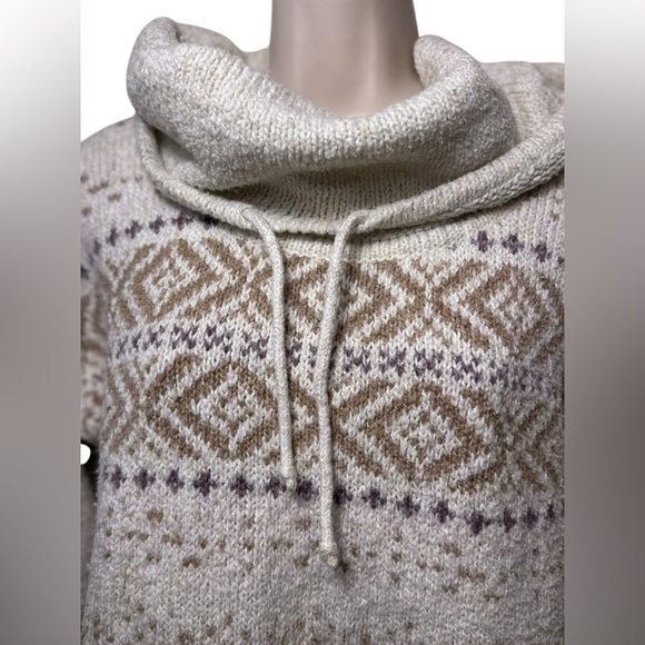 EDDIE BAUER Sleepwear Cowl TurtleNeck Womens sweater Medium - Picture 7 of 13